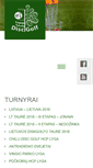 Mobile Screenshot of discgolf.lt