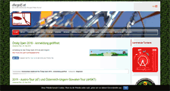 Desktop Screenshot of discgolf.at